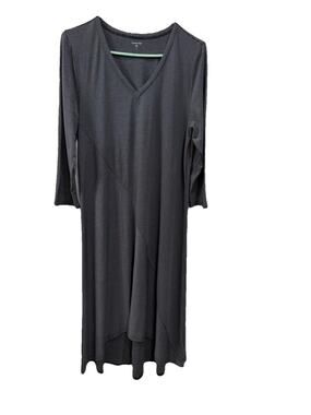 garnet hill tie waist knit maxi dress Tie-Waist Ruched Knit Dress
